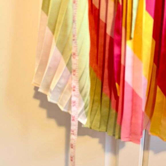 NWT Ramy Brook “Chloe” halter chain mini dress in pink punch stripes Size L - Picture 13 of 16